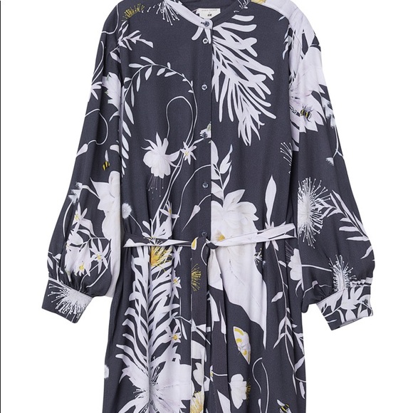 h and m shirt dress
